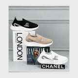 حذاء سنيكرز حريمى فوندي جلد إسكاي مستورد ونعل PVC حقن الوان متعددة جميع المواسم من ميلانو - 98851