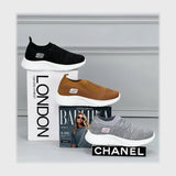 حذاء سنيكرز حريمى فوندي جلد إسكاي مستورد ونعل PVC حقن الوان متعددة جميع المواسم من ميلانو - 98899