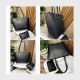 شنطة كروس حريمى جلد 2اسود*لون جميع المواسم من فلامنجو - 99