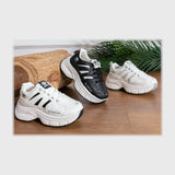 حذاء  سنيكرز اطفالى فوندي جلد إسكاي مستورد ونعل PVC حقن الوان متعددة جميع المواسم من إس آند كيه يويو ميكس - A-336KN