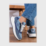 حذاء سنيكرز رجالى فوندي جلد اسكاي مستورد ونعل PVC حقن الوان متعددة جميع المواسم من جاست - A64