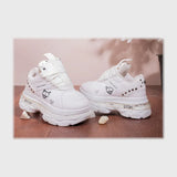 حذاء سنيكرز اطفالى فوندي جلد إسكاي مستورد ونعل PVC حقن الوان متعددة جميع المواسم من باريس - B-10-3