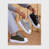 حذاء سنيكرز رجالى فوندي إسكاي مستورد ونعل PVC حقن الوان متعددة جميع المواسم من بيكو - B-11004