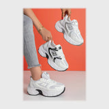 حذاء سنيكرز حريمى فوندي إسكاي مستورد ونعل PVC حقن الوان متعددة جميع المواسم من بيكو - B-169