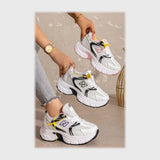 حذاء سنيكرز حريمى فوندي إسكاي مستورد ونعل PVC حقن الوان متعددة جميع المواسم من بيكو - B-170