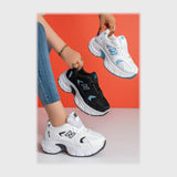 حذاء سنيكرز حريمى فوندي إسكاي مستورد ونعل PVC حقن الوان متعددة جميع المواسم من بيكو - B-173