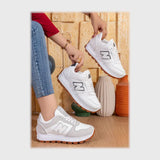 حذاء سنيكرز حريمى فوندي إسكاي مستورد ونعل PVC حقن الوان متعددة جميع المواسم من بيكو - B-3212