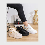 حذاء سنيكرز حريمى فوندي جلد إسكاي مستورد ونعل PVC حقن ألوان متعددة جميع المواسم من بيكو - B-510