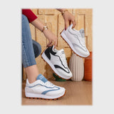 حذاء سنيكرز حريمى فوندي إسكاي مستورد ونعل PVC حقن الوان متعددة جميع المواسم من بيكو - B-7606