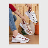 حذاء سنيكرز حريمى فوندي إسكاي مستورد ونعل PVC حقن الوان متعددة جميع المواسم من بيكو - B-7671