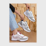 حذاء سنيكرز حريمى فوندي إسكاي مستورد ونعل PVC حقن الوان متعددة جميع المواسم من بيكو - B-7675