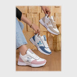 حذاء سنيكرز حريمى فوندي إسكاي مستورد ونعل PVC حقن الوان متعددة جميع المواسم من بيكو - B-7678