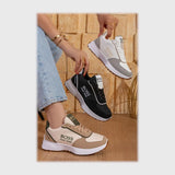 حذاء سنيكرز حريمى فوندي إسكاي مستورد ونعل PVC حقن الوان متعددة جميع المواسم من بيكو - B-7679