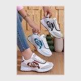 حذاء سنيكرز حريمى فوندي إسكاي مستورد ونعل PVC حقن الوان متعددة جميع المواسم من بيكو - B-7680