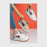 حذاء سنيكرز حريمى فوندي إسكاي مستورد ونعل PVC حقن الوان متعددة جميع المواسم من بيكو - B-7775