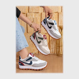 حذاء سنيكرز حريمى فوندي إسكاي مستورد ونعل PVC حقن الوان متعددة جميع المواسم من بيكو - B-7778