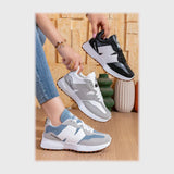 حذاء سنيكرز حريمى فوندي إسكاي مستورد ونعل PVC حقن الوان متعددة جميع المواسم من بيكو - B-7829