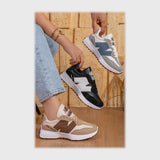 حذاء سنيكرز حريمى فوندي إسكاي مستورد ونعل PVC حقن الوان متعددة جميع المواسم من بيكو - B-7834