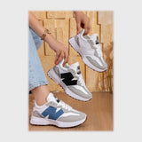 حذاء سنيكرز حريمى فوندي إسكاي مستورد ونعل PVC حقن الوان متعددة جميع المواسم من بيكو - B-7837