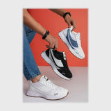 حذاء سنيكرز رجالى فوندي جلد إسكاي مستورد ونعل PVC حقن ألوان متعددة جميع المواسم من بيكو - B-8427