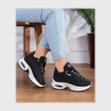 حذاء سنيكرز حريمى فوندي جلد اسكاي مستورد ونعل PVC حقن الوان متعددة جميع المواسم من جاست - B405