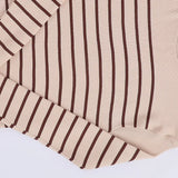 بلوفر بيزك مقلم حريمى تريكو بيج شتوي من اتش - Body-BJ