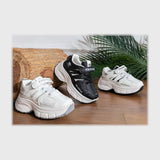 حذاء  سنيكرز اطفالى فوندي جلد إسكاي مستورد ونعل PVC حقن الوان متعددة جميع المواسم من إس آند كيه يويو ميكس - C-336KN