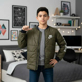 جاكيت مطبوع وتر بروف اولادي سوفت زيتي شتوي من كيه اتش ال - CH-OL