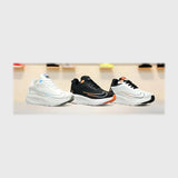 حذاء اسنيكرز حريمى فوندي تريكو نسيج خيط مستورد نعل حقن PVC الوان متعددة جميع المواسم من كومفورت - CM143-3W