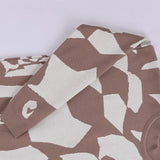 بلوفر رسومات حريمى تريكو بيج شتوي من اتش - Cao-3