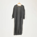 كارديجان جيوب ساده حريمى تريكو رصاصي شتوي من اتش - Cardy