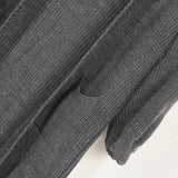 كارديجان جيوب ساده حريمى تريكو رصاصي شتوي من اتش - Cardy