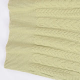 بلوفر كت V حريمى تريكو منت جرين شتوي من اتش - Cut-2