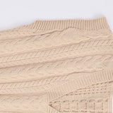 بلوفر كت V حريمى تريكو بيج شتوي من اتش - Cut-3