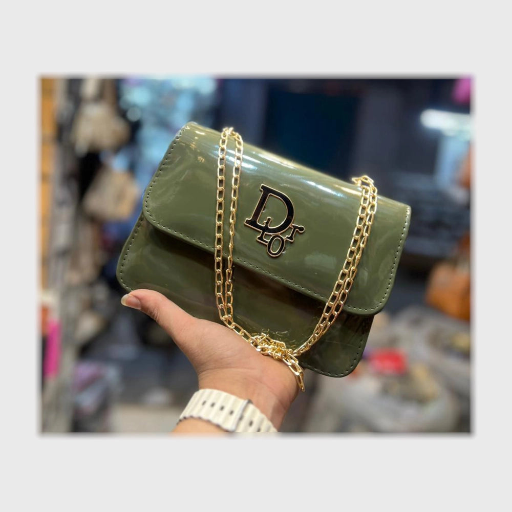 شنطة يد حريمى لماع الوان متعددة جميع المواسم من الاستاذ - D-36