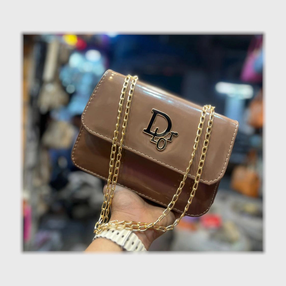 شنطة يد حريمى لماع الوان متعددة جميع المواسم من الاستاذ - D-39
