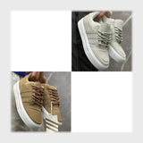 حذاء سنيكرز رجالى فوندي جلد اسكاي مستورد ونعل PVC حقن ألوان متعددة جميع المواسم من روما - D-3