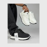 حذاء سنيكرز رجالى فوندي جلد إسكاي مستورد ونعل PVC حقن الوان متعددة جميع المواسم من لابتوب - D321