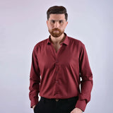 قميص كلاسيك ساده رجالى قطن داكرون نبيتي صيفى من إم كيه إم فاشون - Dakron-6