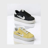 حذاء سنيكرز الوان متعددة فوندي جلد إسكاي مستورد ونعل PVC حقن حريمى جميع المواسم من الشماع - ES-12-Y