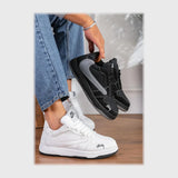 حذاء سنيكرز رجالى فوندي جلد اسكاي مستورد ونعل PVC حقن الوان متعددة جميع المواسم من جاست - F40