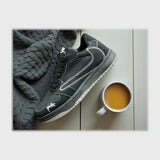 حذاء سنيكرز رجالى فوندي جلد اسكاي مستورد ونعل PVC حقن الوان متعددة جميع المواسم من جاست - F44