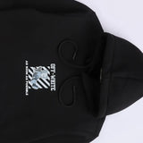 سويتشيرت مطبوع وش وضهر رجالي قطن 100% اسود من جريتي - GR-50