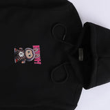 سويتشيرت مطبوع وش وضهر رجالي قطن 100% اسود من جريتي - GR-52