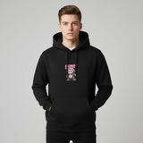 سويتشيرت مطبوع وش وضهر رجالي قطن 100% اسود من جريتي - GR-52