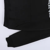 سويتشيرت مطبوع وش وضهر رجالي قطن 100% اسود من جريتي - GR-53