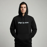 سويتشيرت مطبوع وش وضهر رجالي قطن 100% اسود من جريتي - GR-53