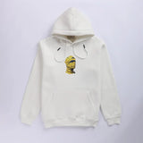 سويتشيرت مطبوع وش وضهر رجالي قطن 100% ابيض من جريتي - GR-54