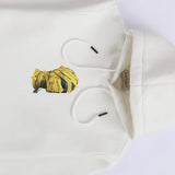 سويتشيرت مطبوع وش وضهر رجالي قطن 100% ابيض من جريتي - GR-54