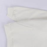 سويتشيرت مطبوع وش وضهر رجالي قطن 100% ابيض من جريتي - GR-56